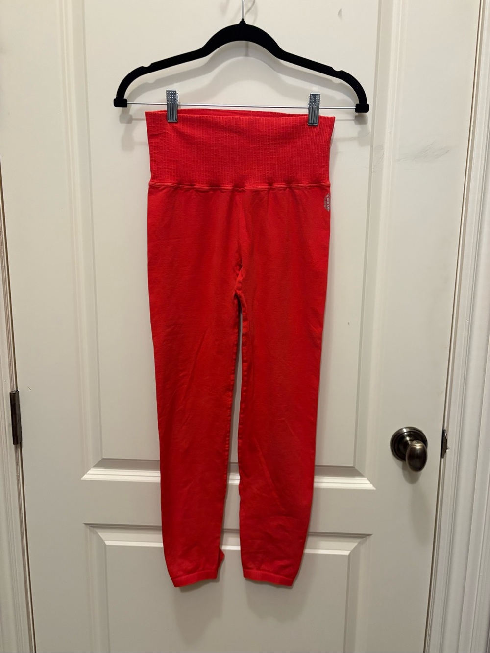 Free People Movement High-Waist Red Active Leggings